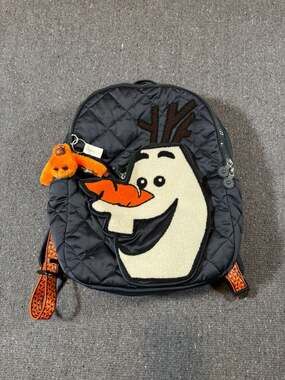 KIPLING x Frozen 'Disney Olaf Quilted Blue Backpack